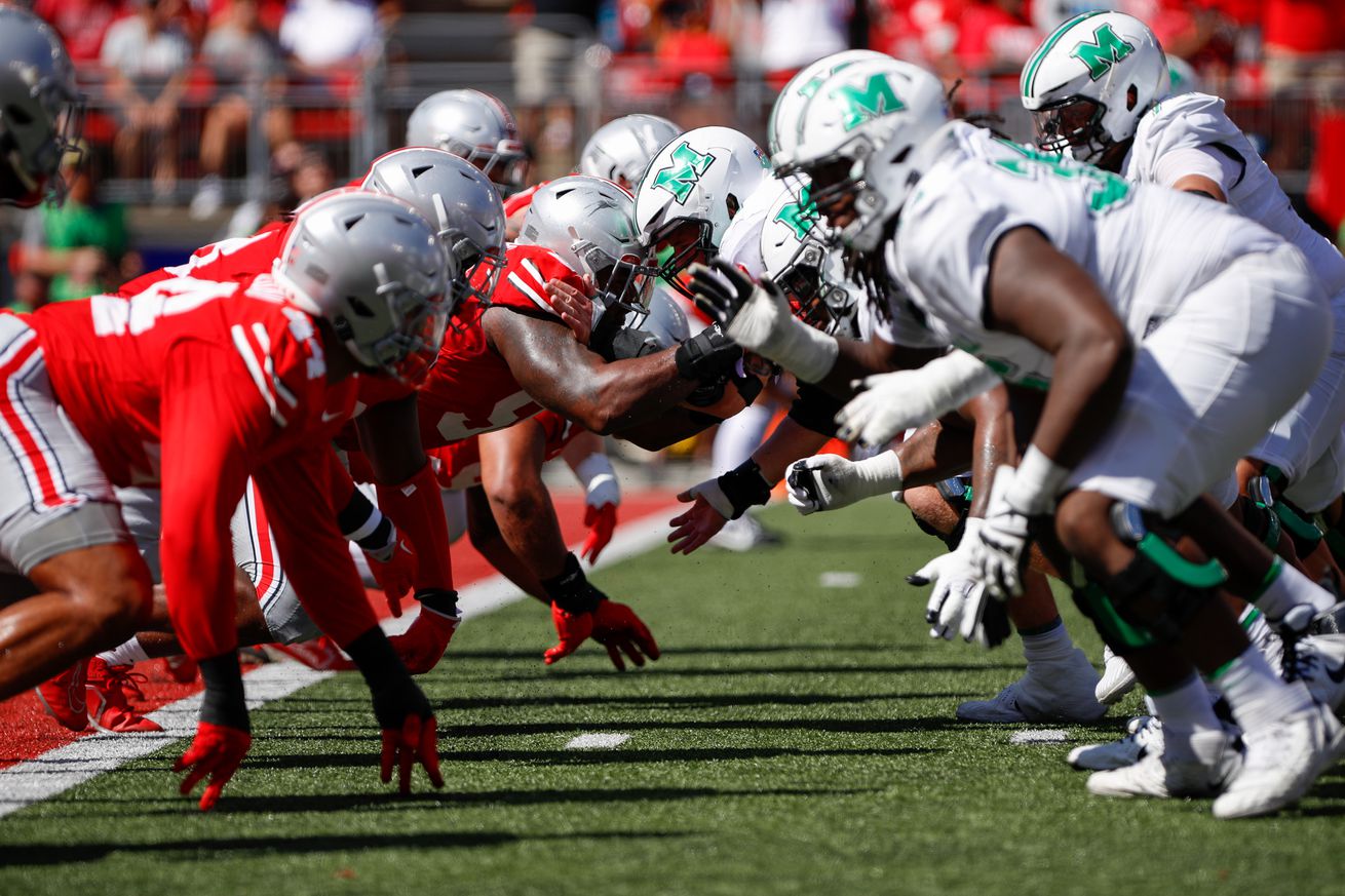 COLLEGE FOOTBALL: SEP 21 Marshall at Ohio State