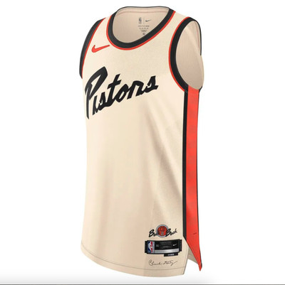 Detroit Pistons City Edition Jersey for 2024-25 season