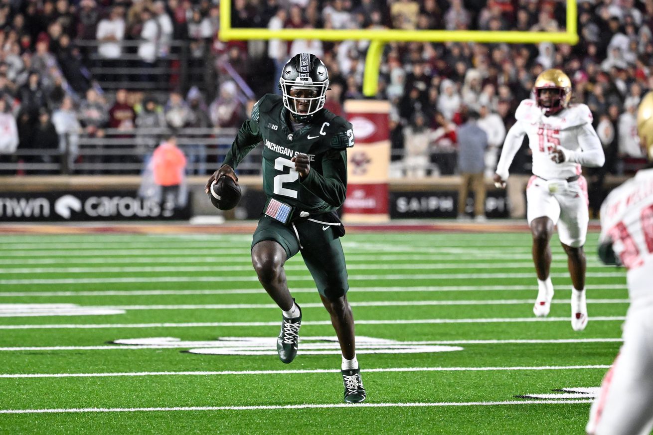 NCAA Football: Michigan State at Boston College