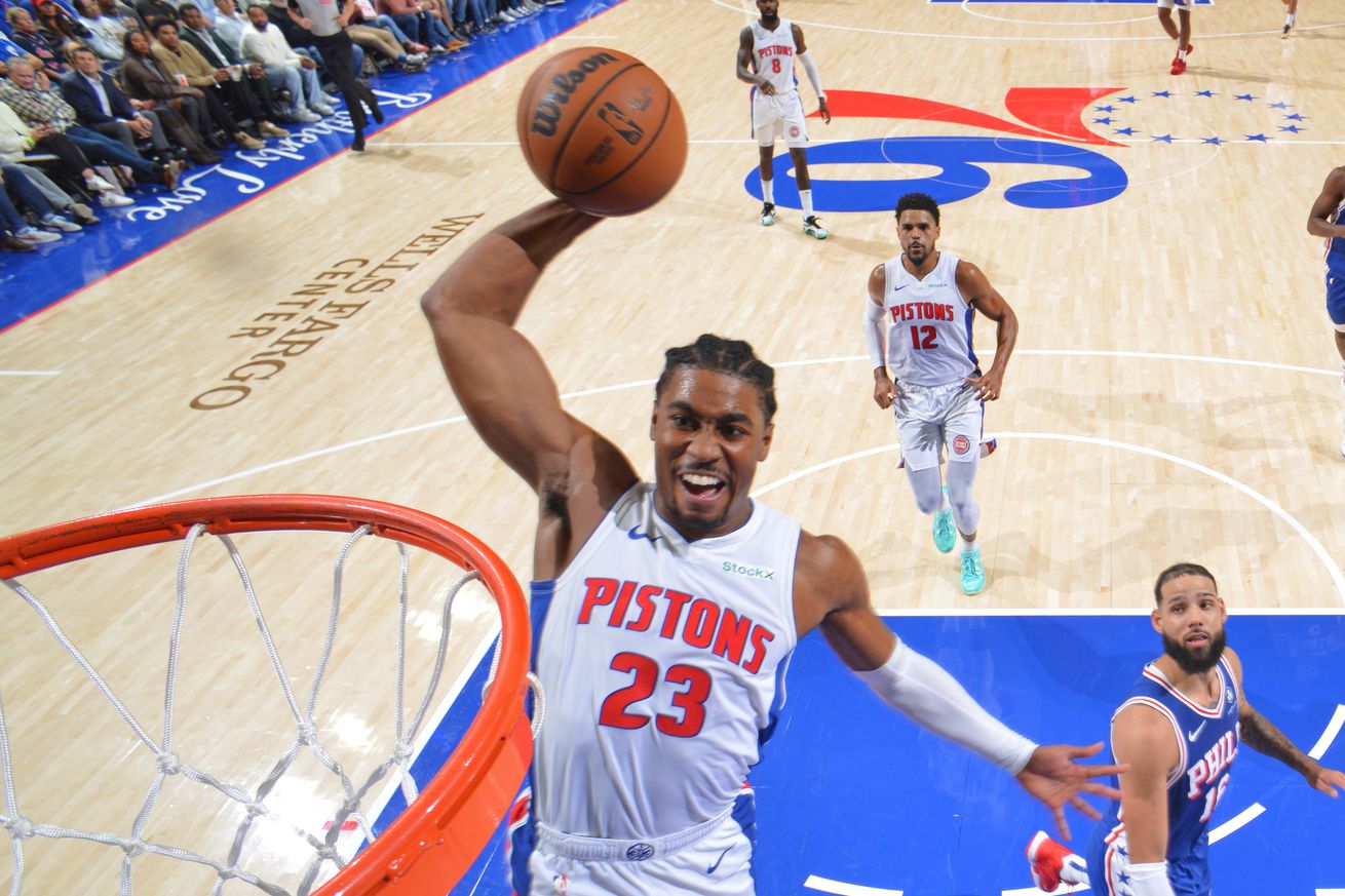 Detroit Pistons v Philadelphia 76ers