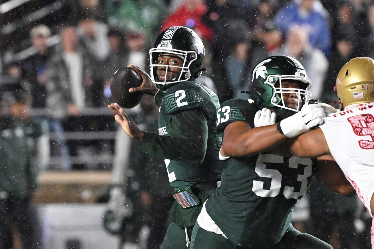 NCAA Football: Michigan State at Boston College