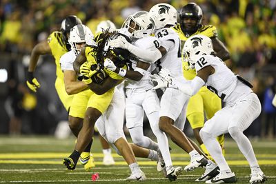 NCAA Football: Michigan State at Oregon