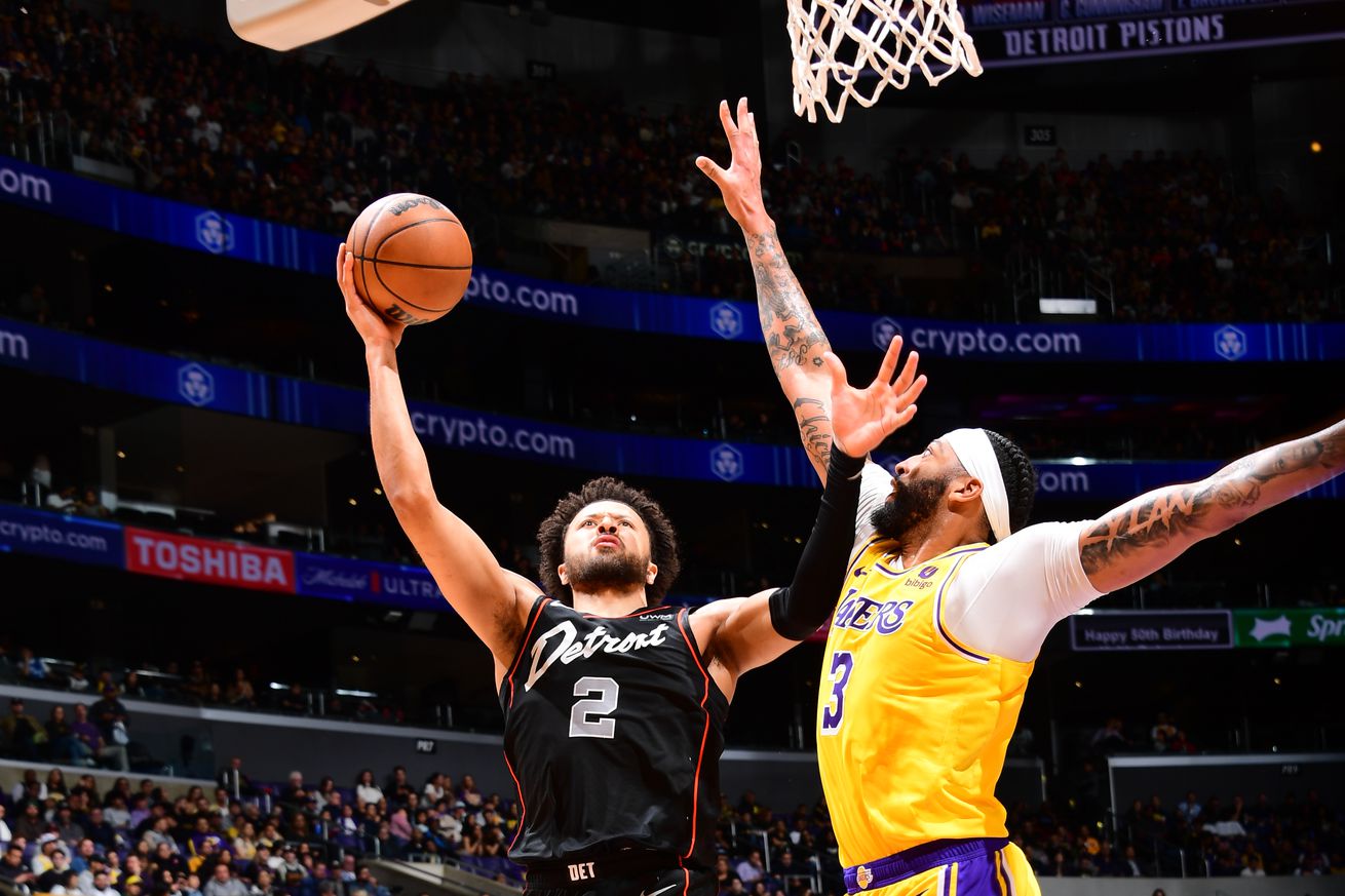 Detroit Pistons v Los Angeles Lakers