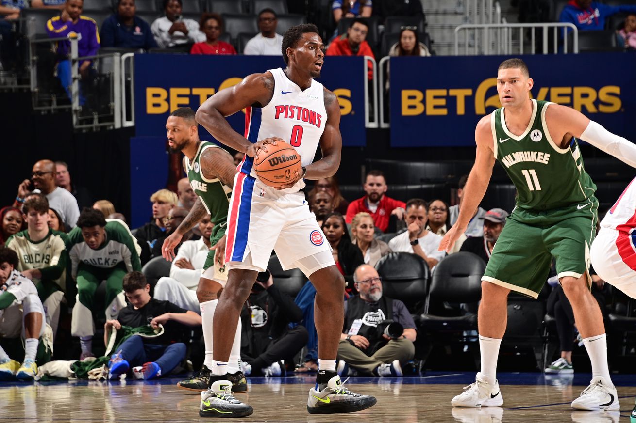 Milwaukee Bucks v Detroit Pistons