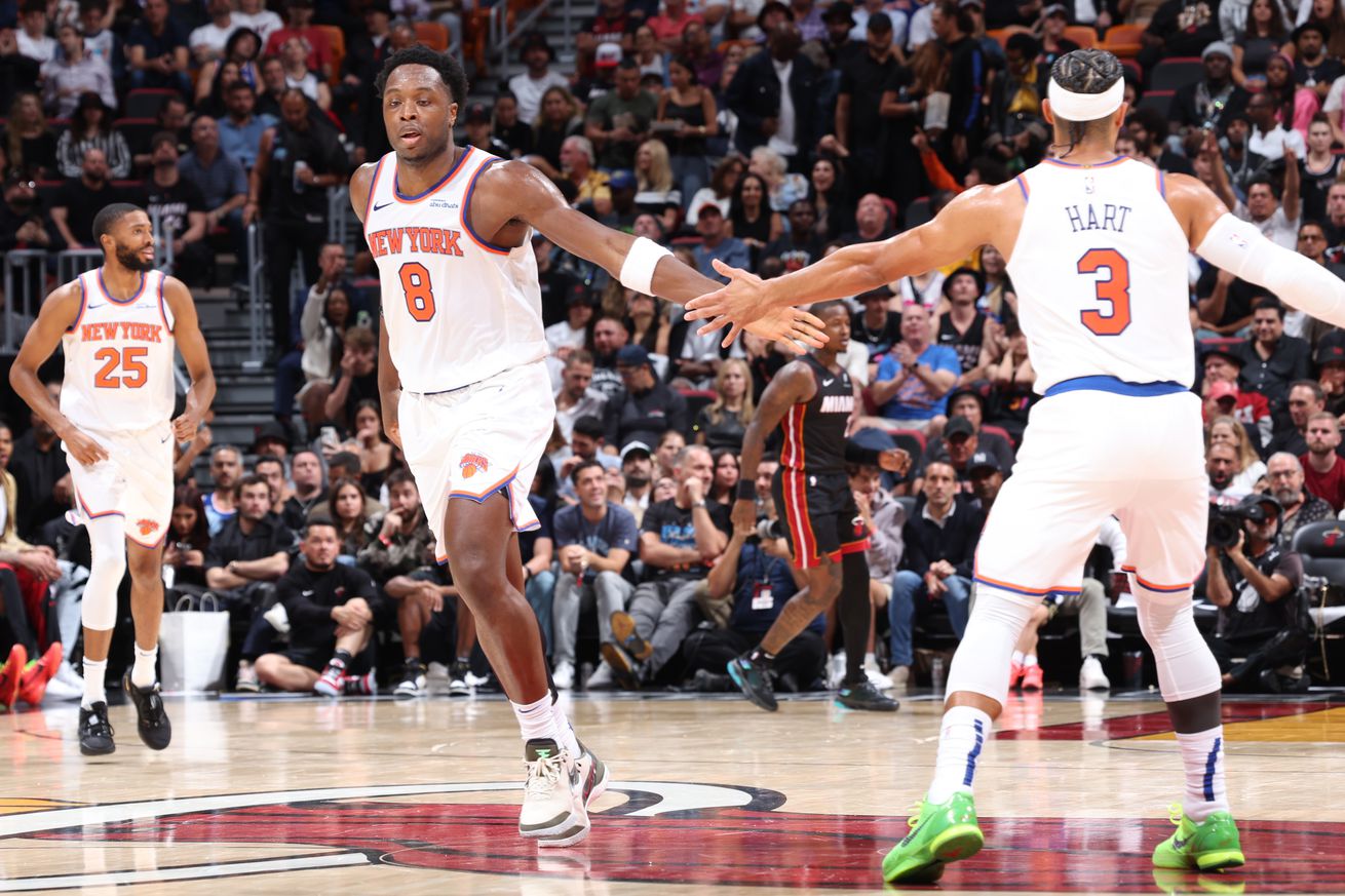 New York Knicks v Miami Heat