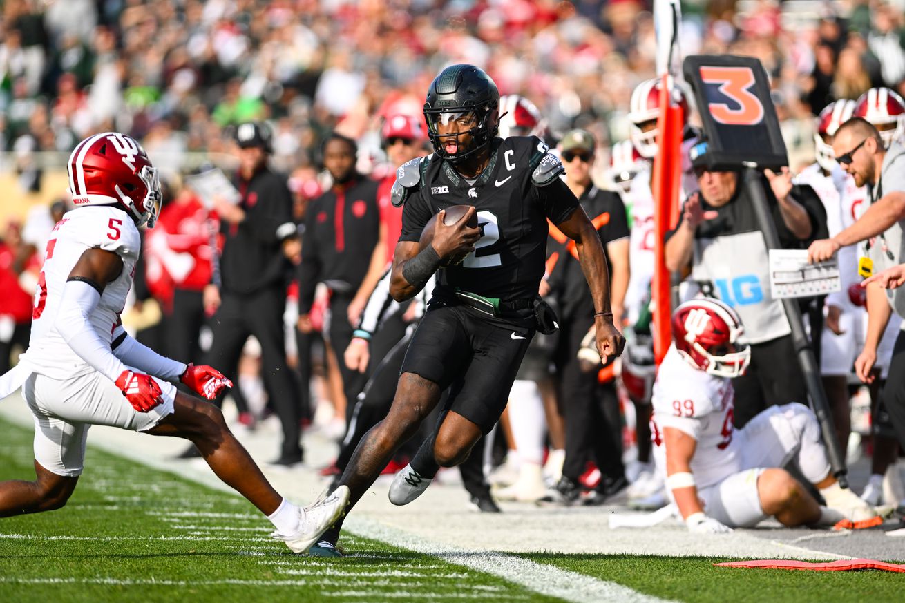COLLEGE FOOTBALL: NOV 02 Indiana at Michigan State