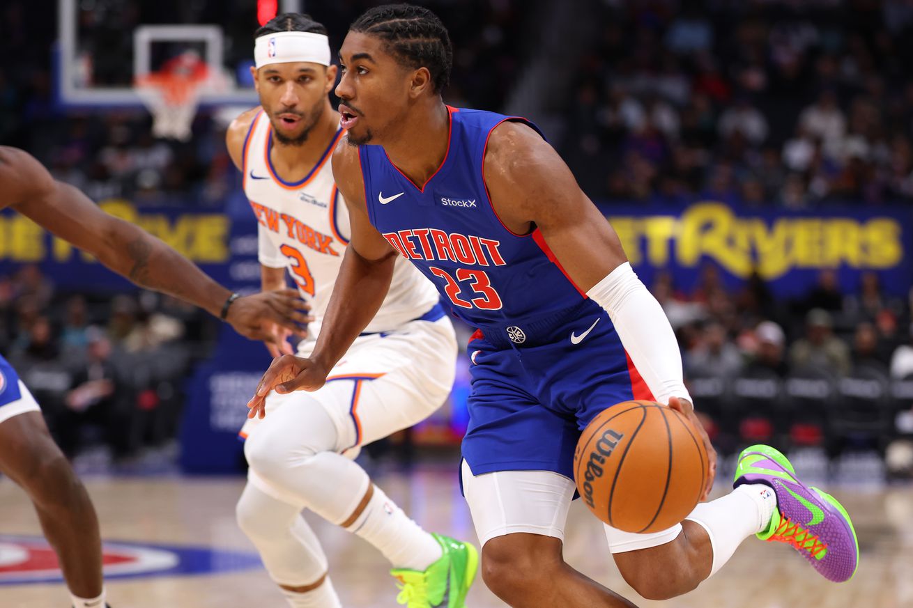 New York Knicks v Detroit Pistons