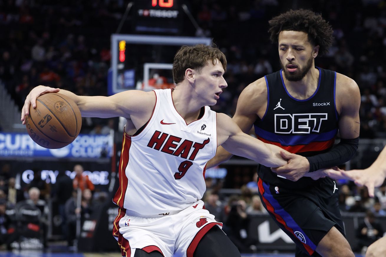 NBA: Miami Heat at Detroit Pistons