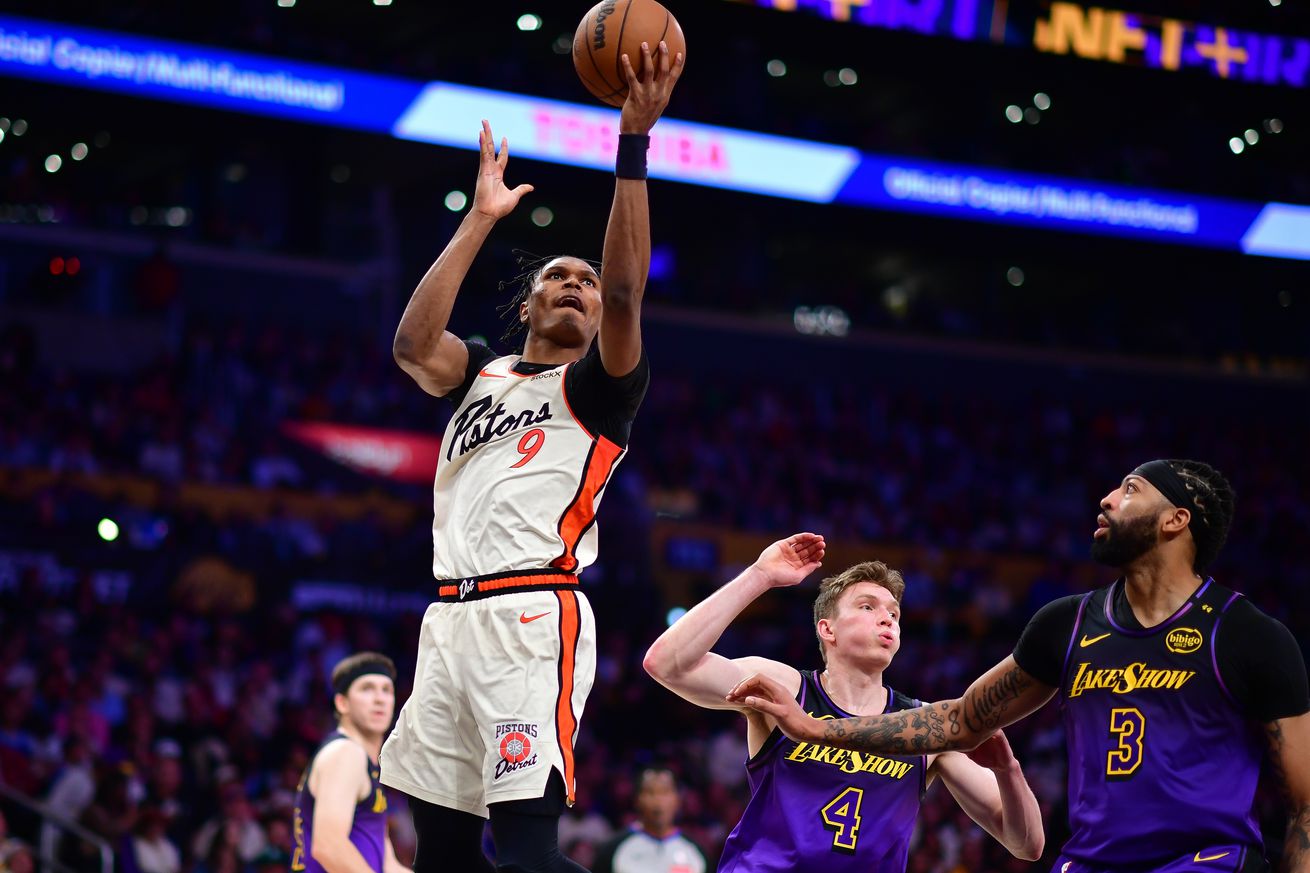 NBA: Detroit Pistons at Los Angeles Lakers