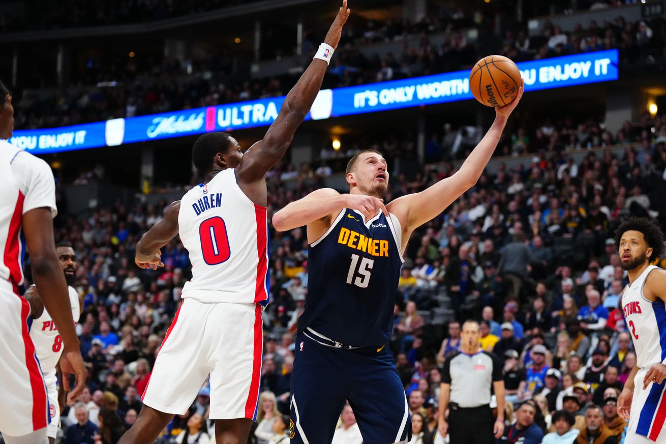 NBA: Detroit Pistons at Denver Nuggets