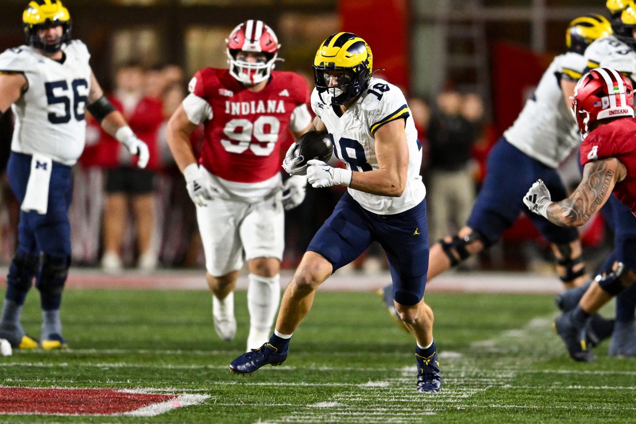 COLLEGE FOOTBALL: NOV 09 Michigan at Indiana