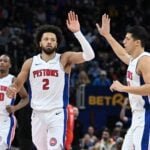 The Pistons have a 13-10 road record.