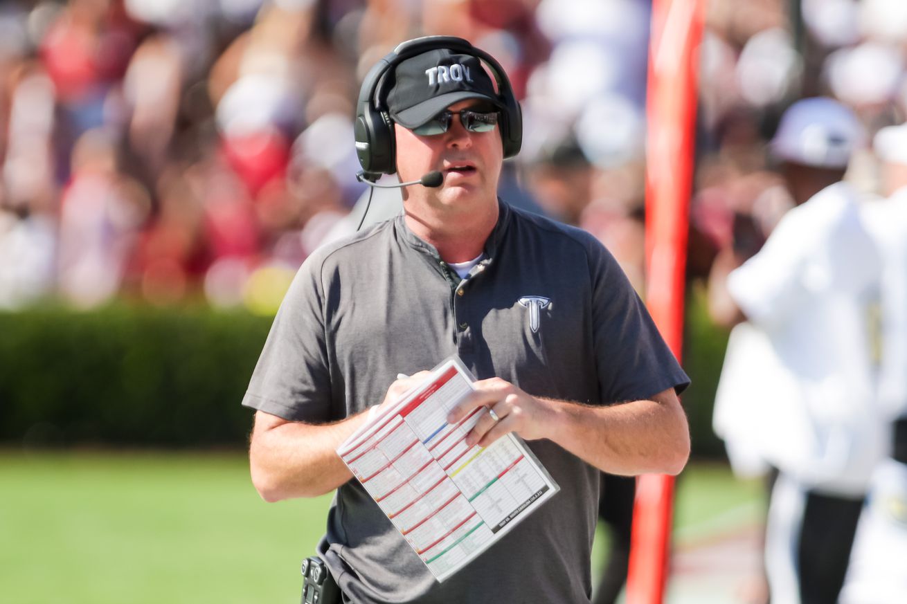 NCAA Football: Troy at South Carolina