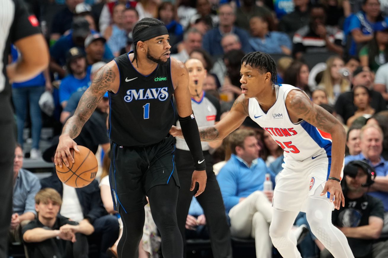 NBA: Detroit Pistons at Dallas Mavericks