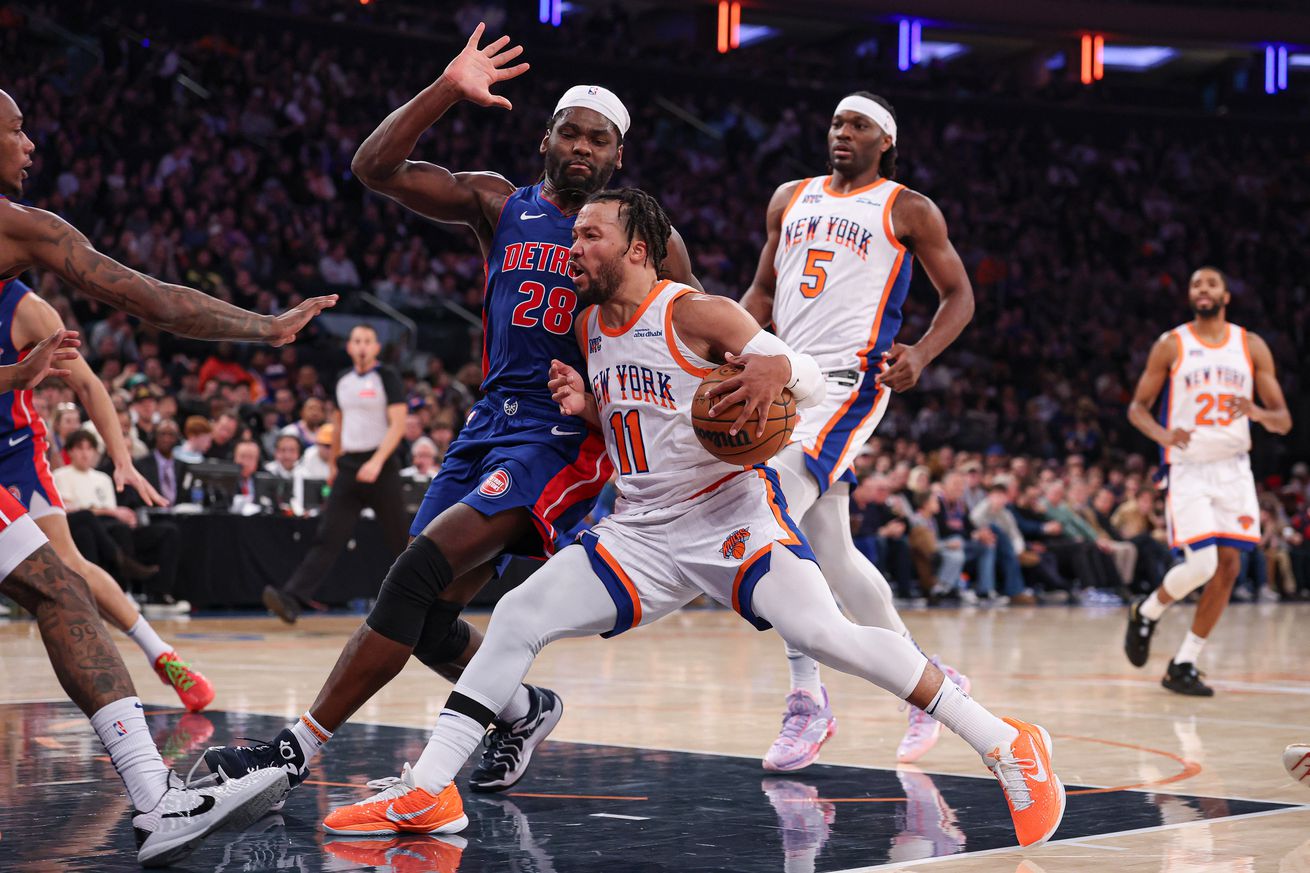 NBA: Detroit Pistons at New York Knicks