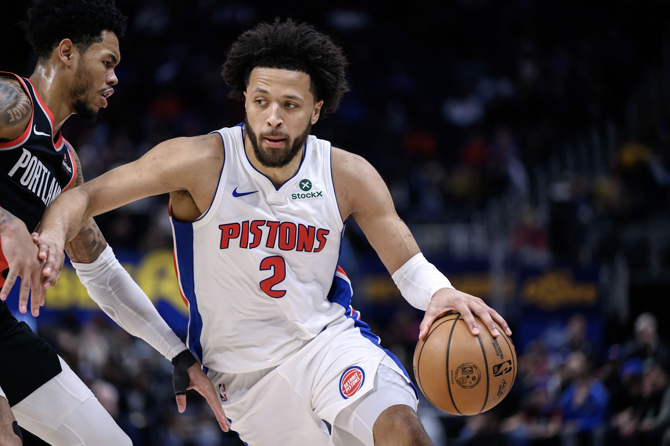 NBA: Portland Trail Blazers at Detroit Pistons