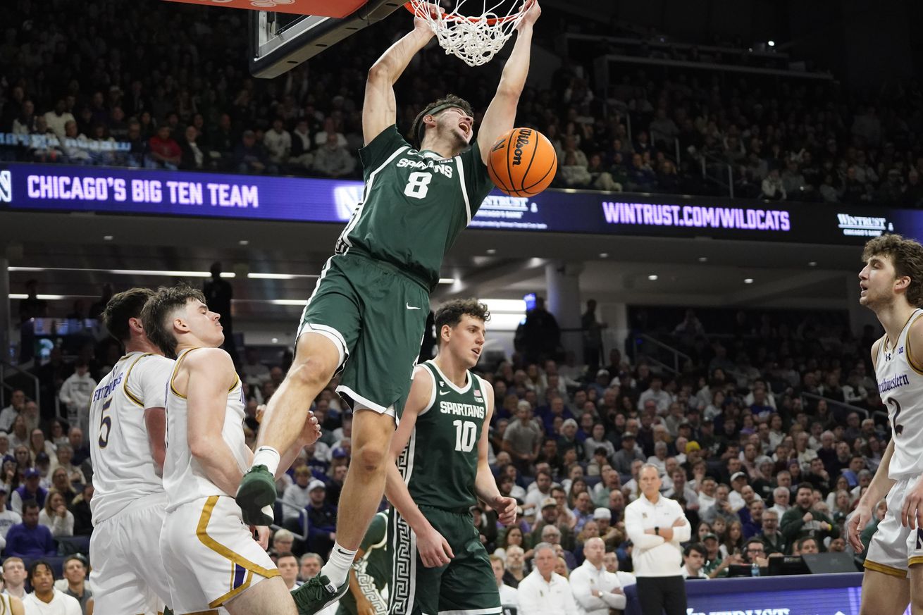 NCAA Basketball: Michigan State at Northwestern