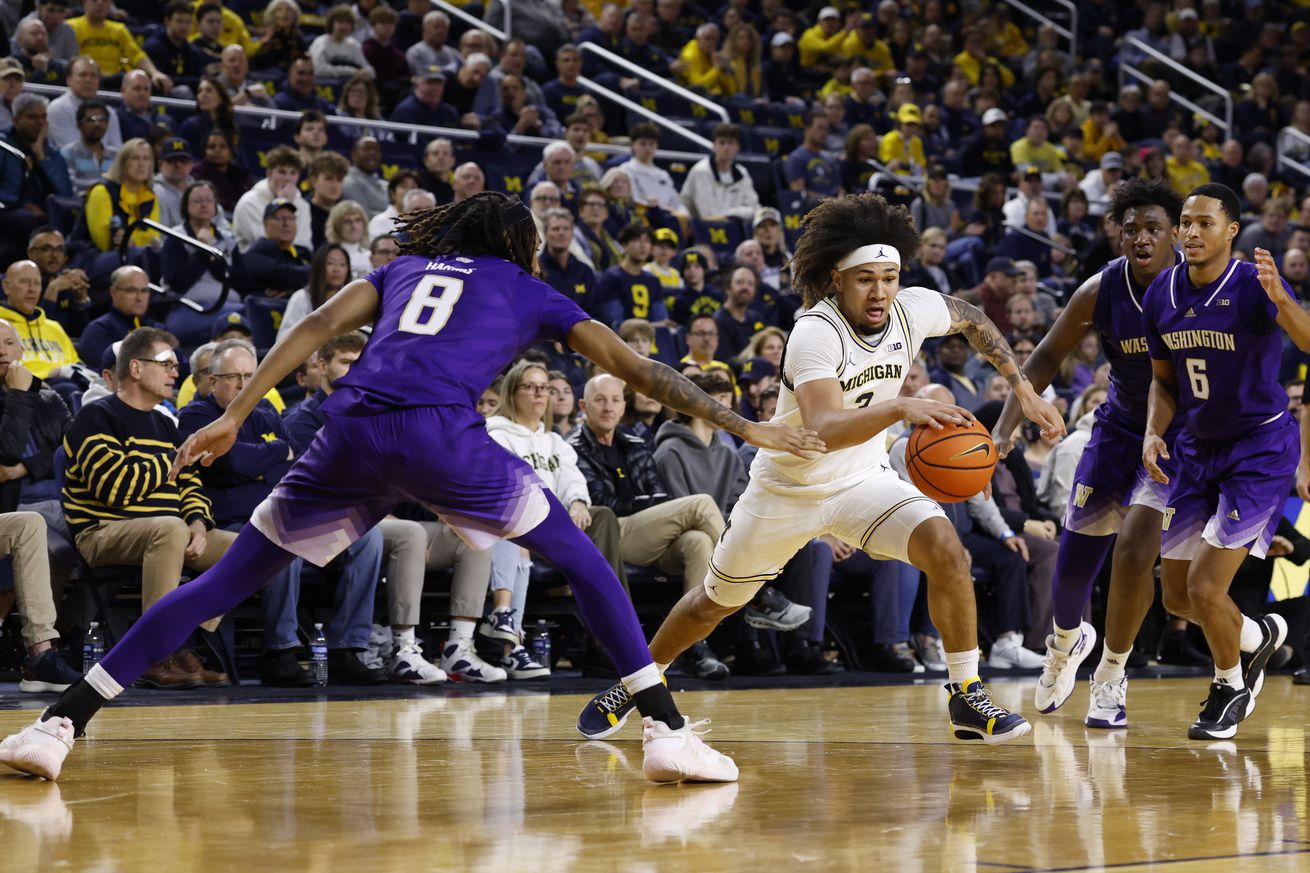 NCAA Basketball: Washington at Michigan