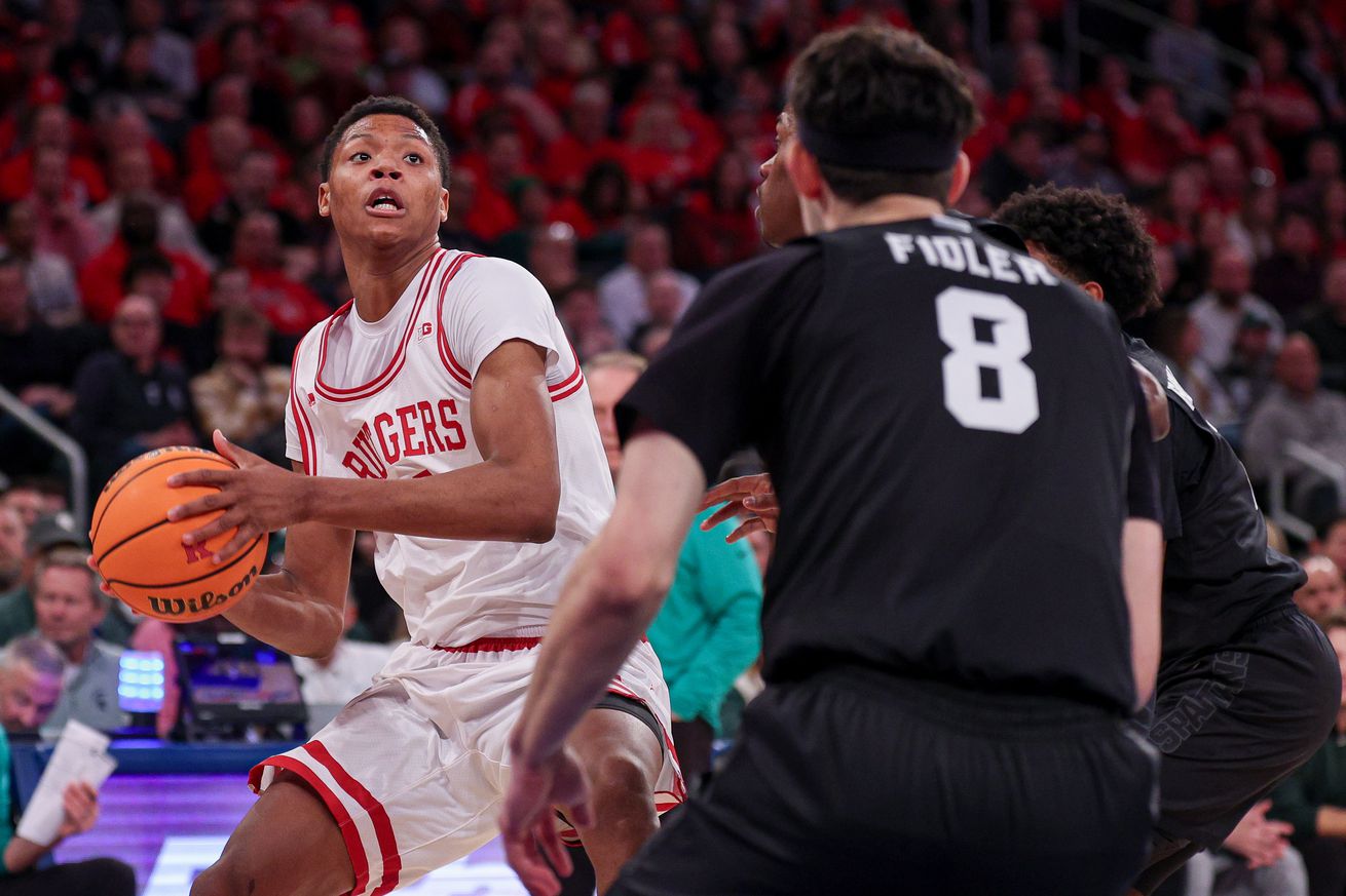 NCAA Basketball: Michigan State at Rutgers