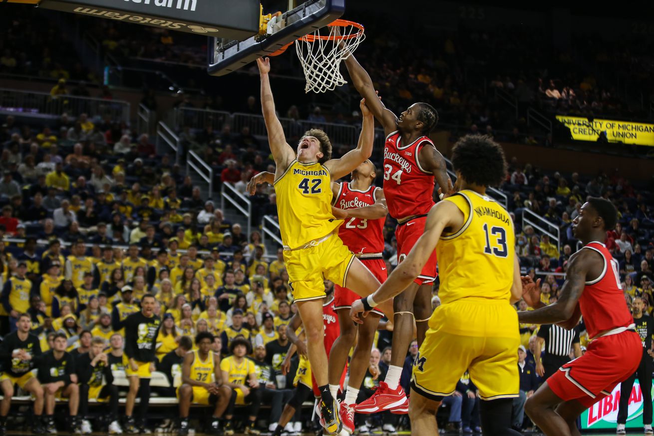 COLLEGE BASKETBALL: JAN 15 Ohio State at Michigan