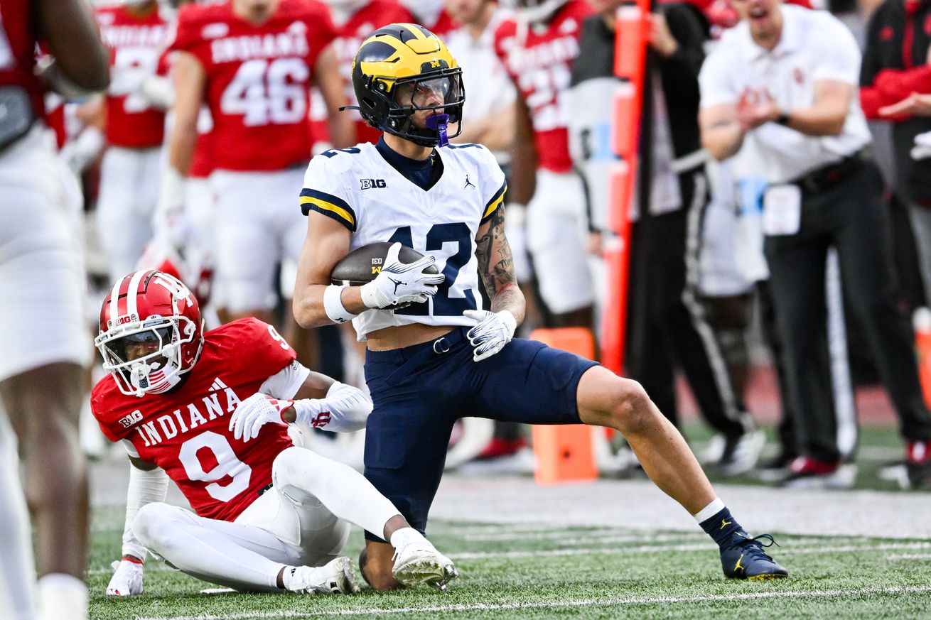 COLLEGE FOOTBALL: NOV 09 Michigan at Indiana