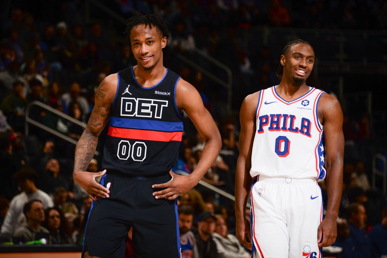 Philadelphia 76ers v Detroit Pistons