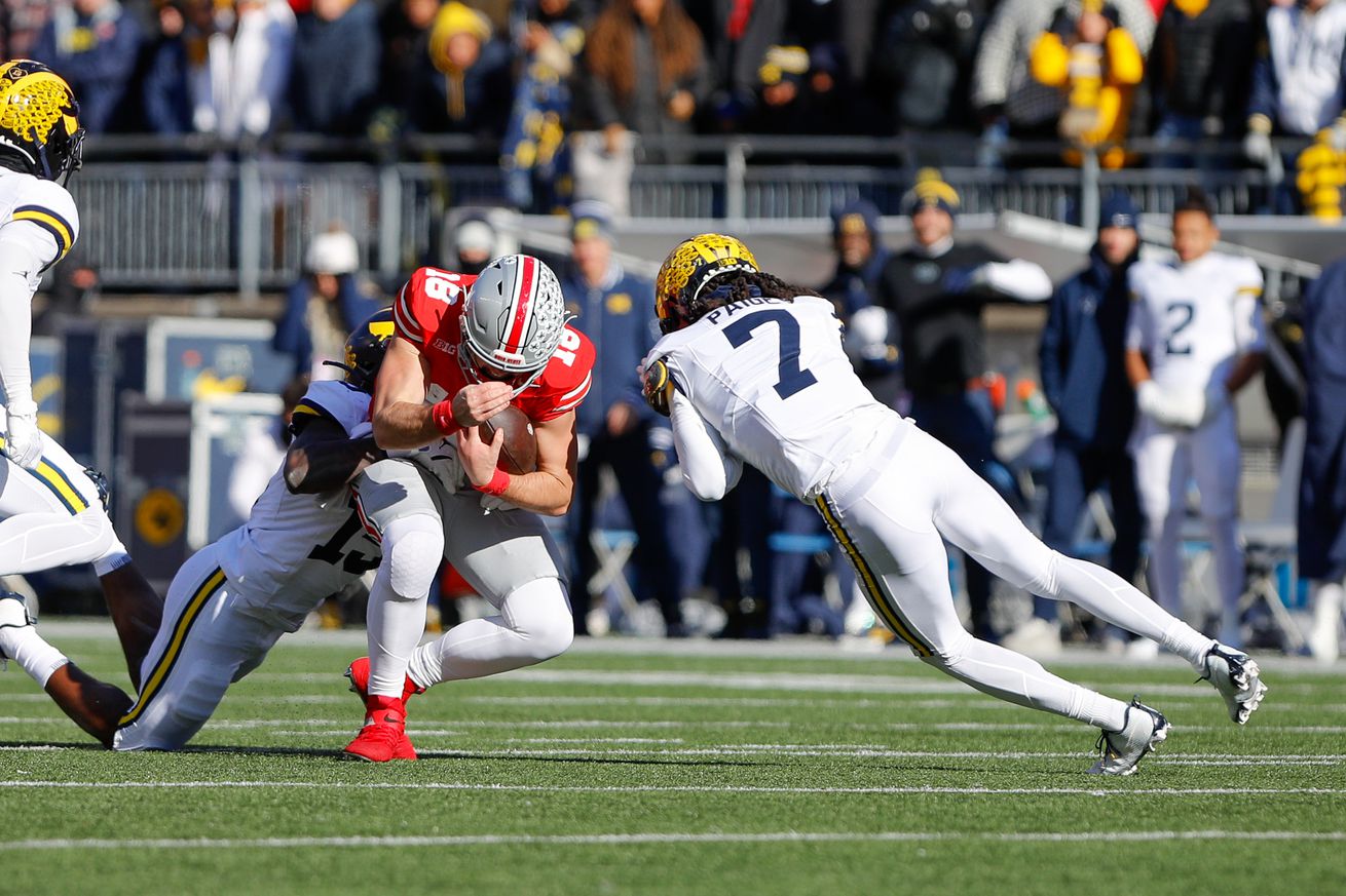 COLLEGE FOOTBALL: NOV 30 Michigan at Ohio State
