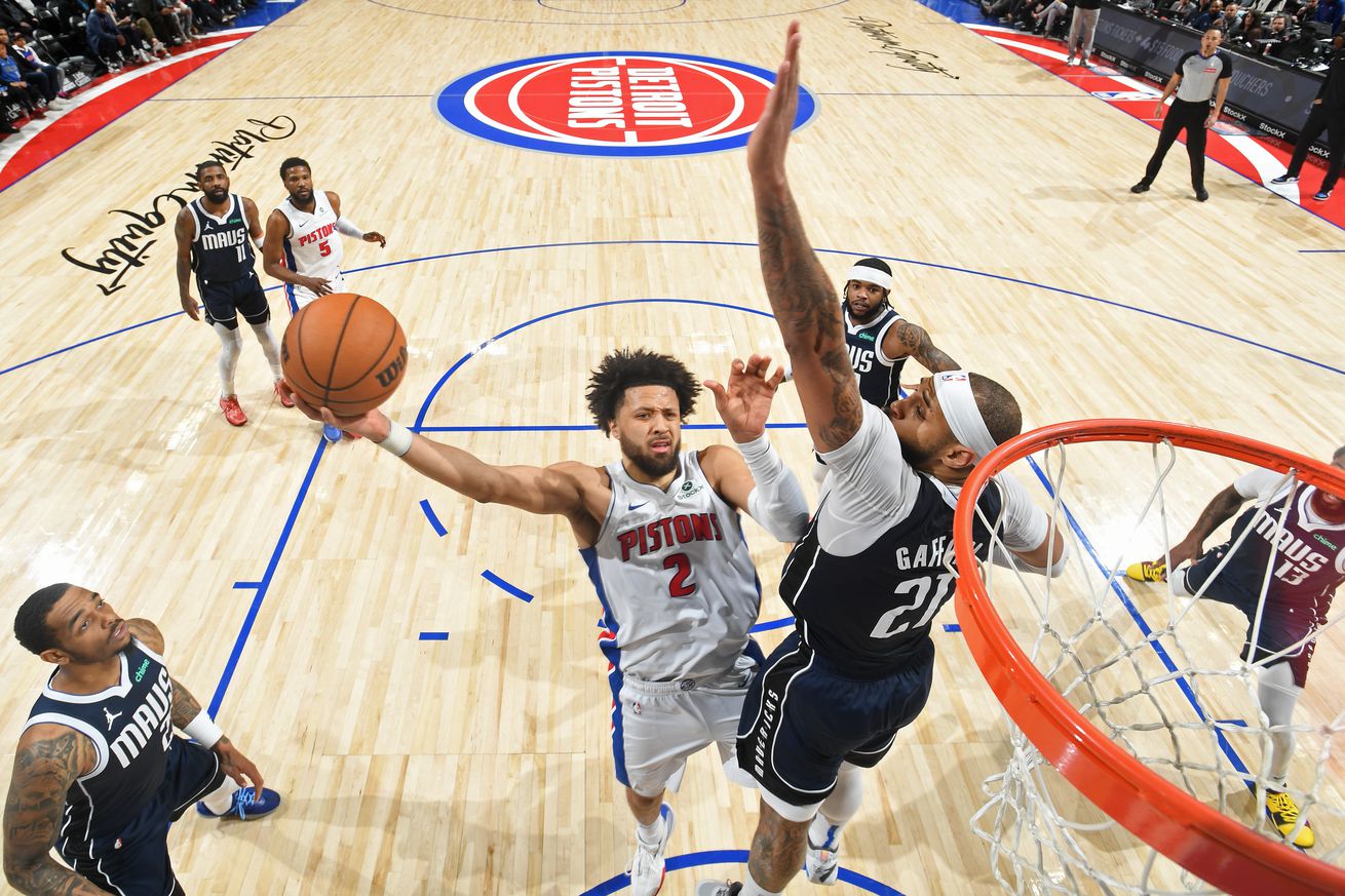 Dallas Mavericks v Detroit Pistons