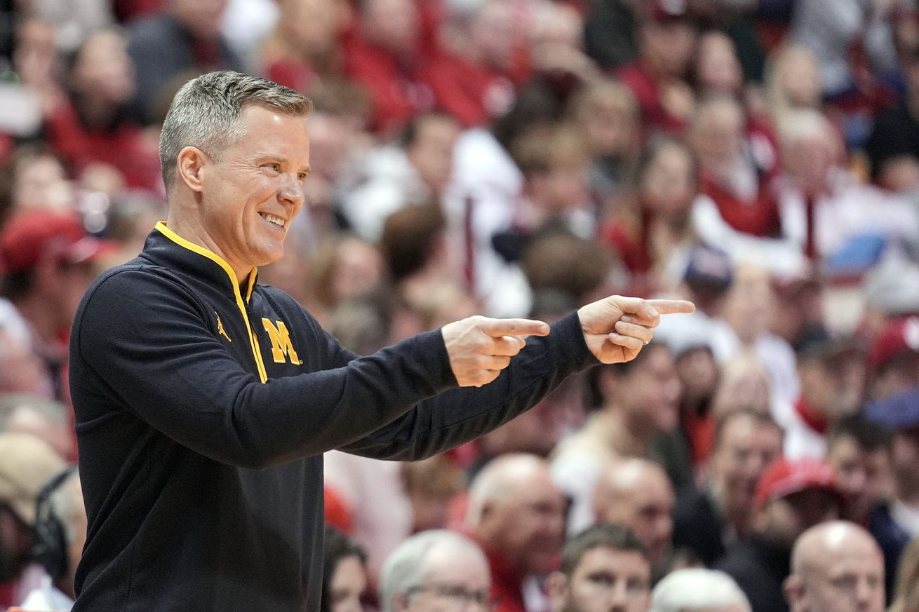 COLLEGE BASKETBALL: FEB 08 Michigan at Indiana