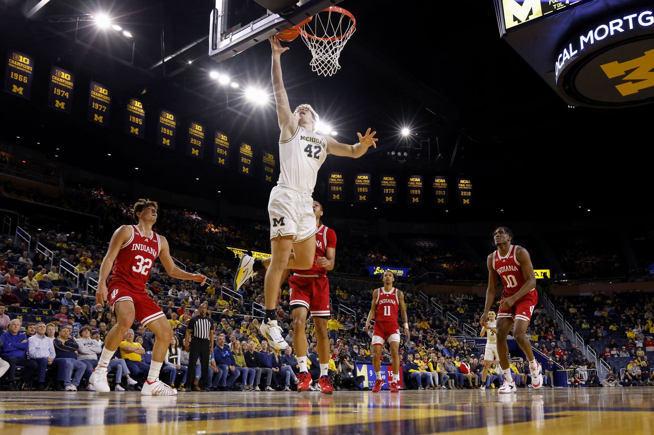 NCAA Basketball: Indiana at Michigan
