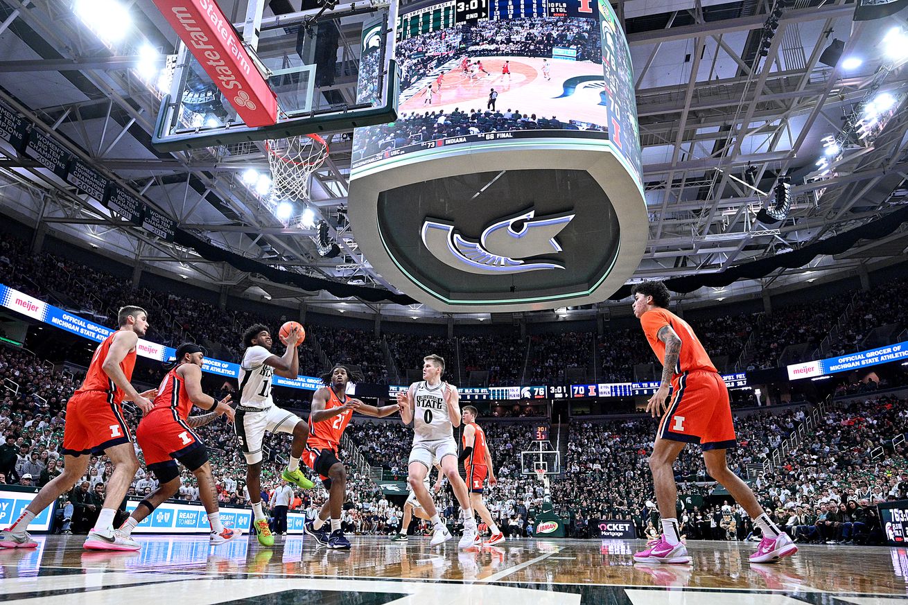 NCAA Basketball: Illinois at Michigan State
