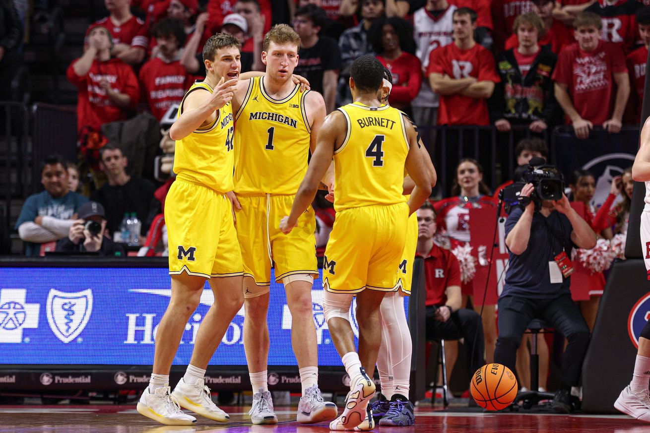 NCAA Basketball: Michigan at Rutgers