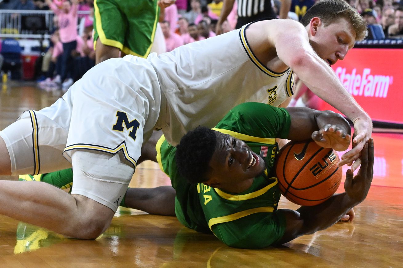 NCAA Basketball: Oregon at Michigan