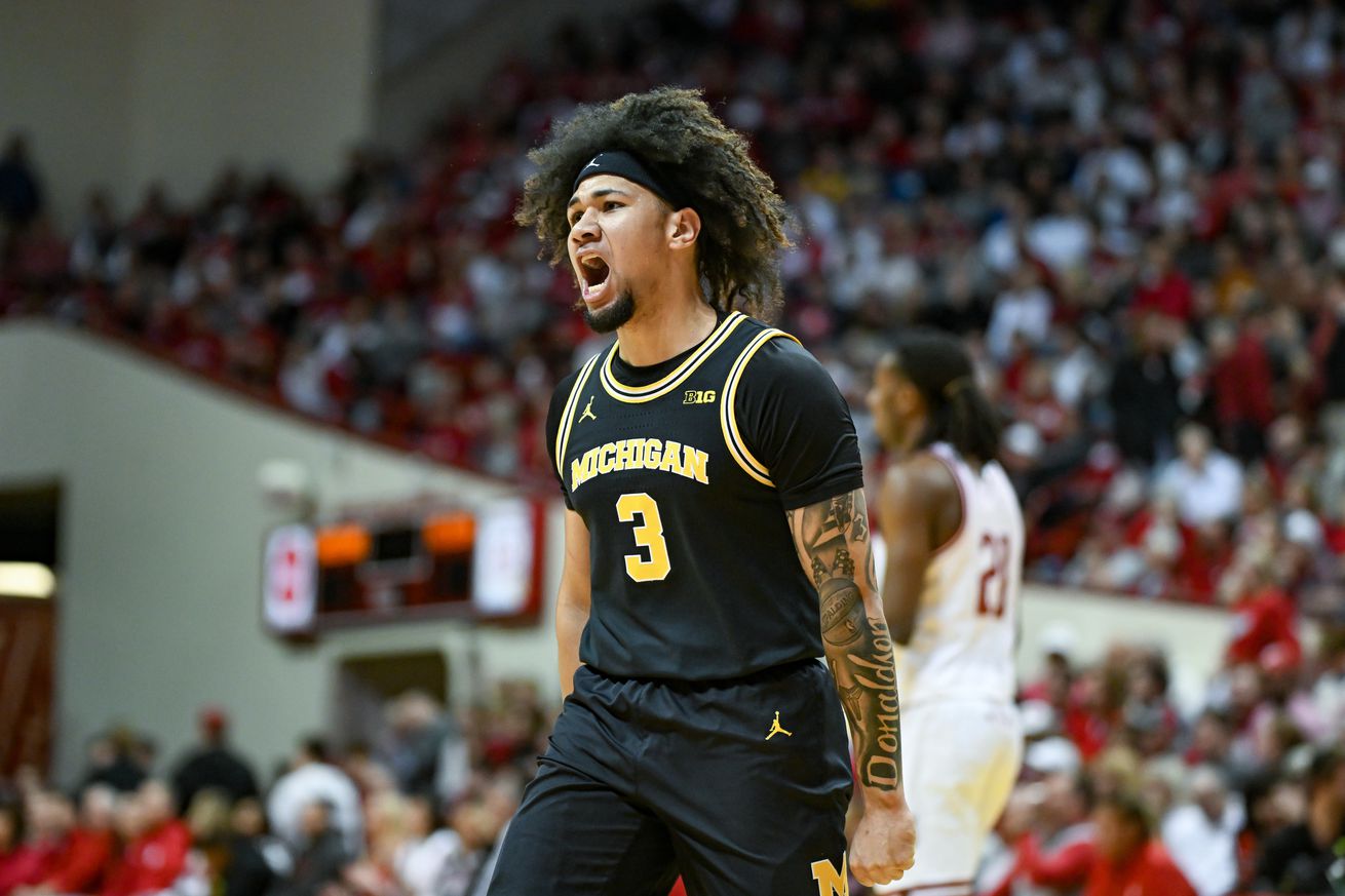 NCAA Basketball: Michigan at Indiana