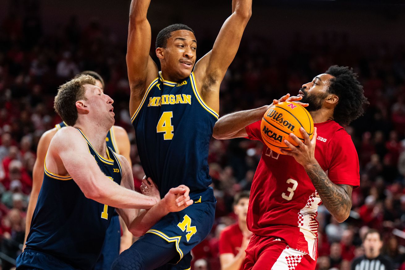 NCAA Basketball: Michigan at Nebraska