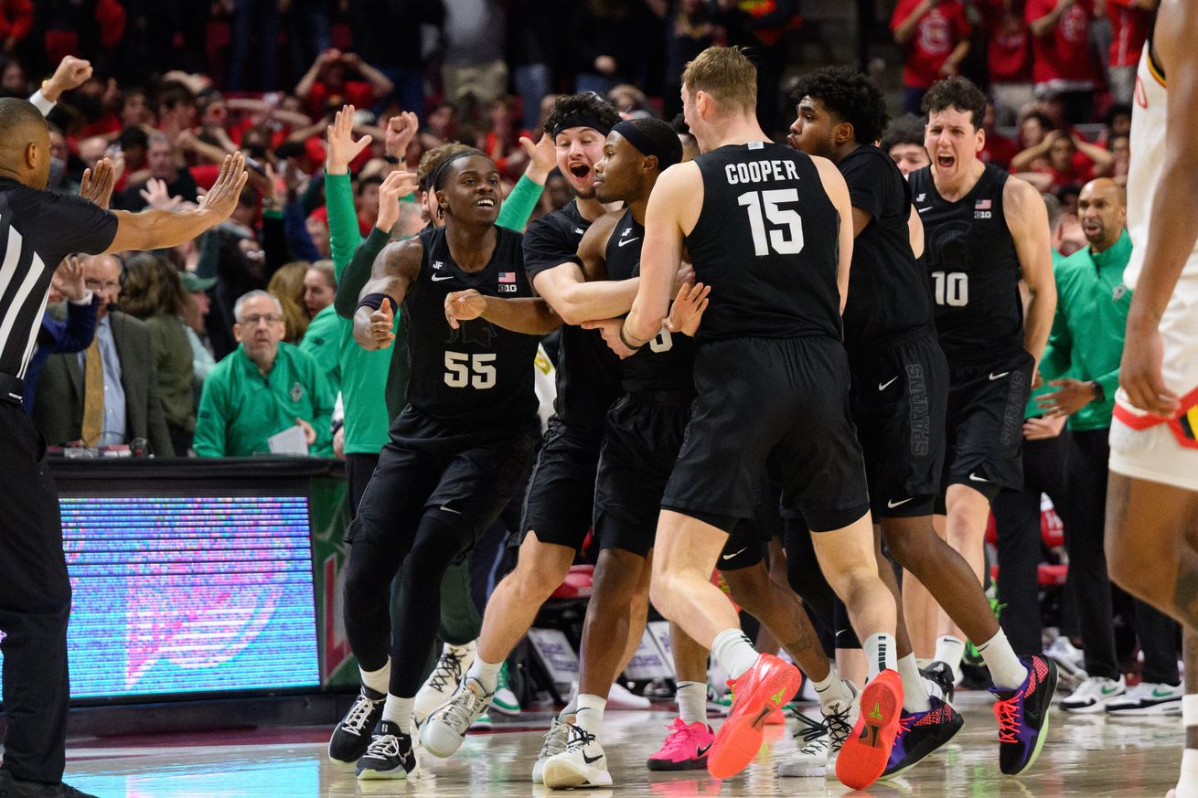 NCAA Basketball: Michigan State at Maryland