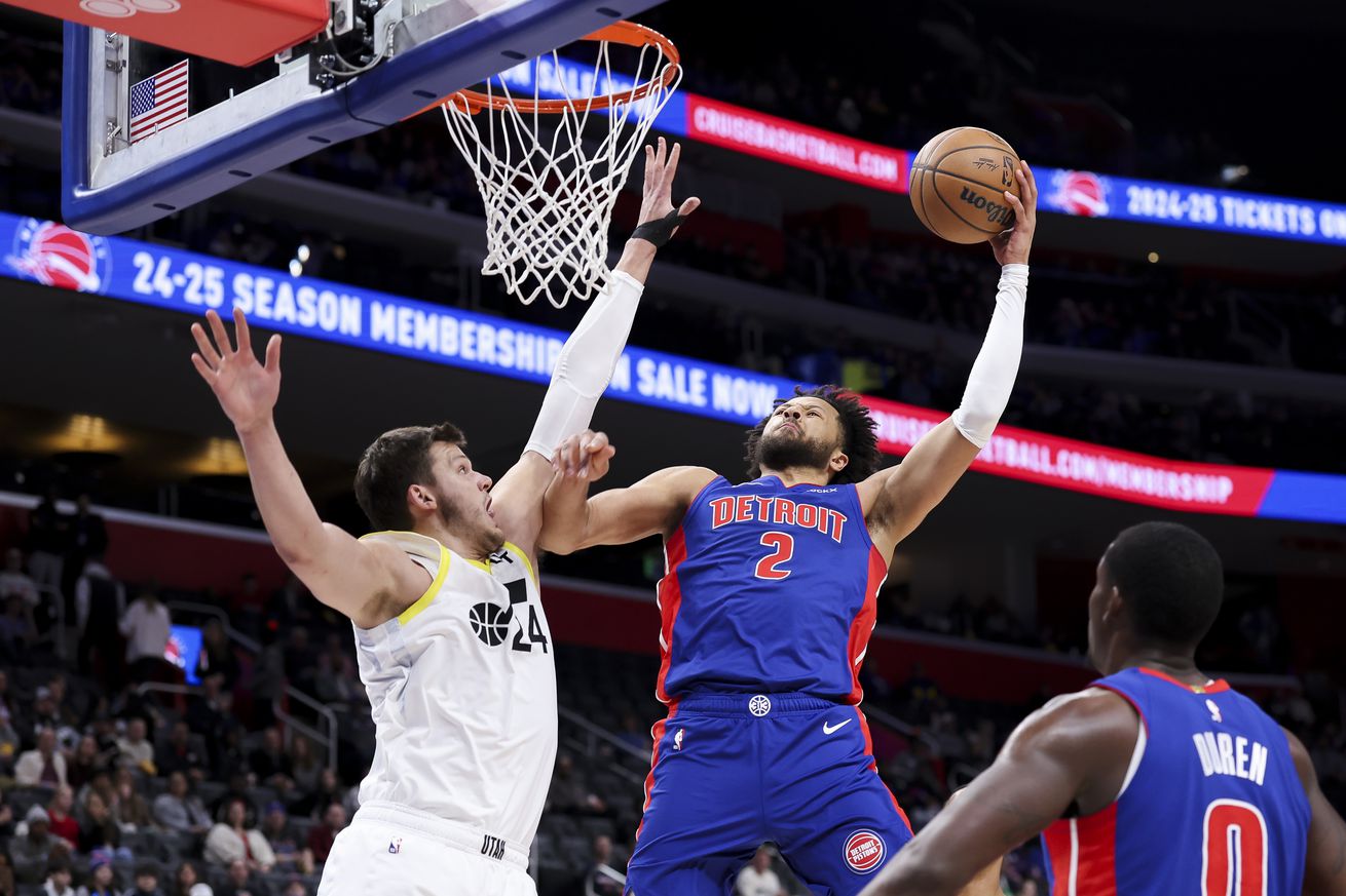 Utah Jazz v Detroit Pistons