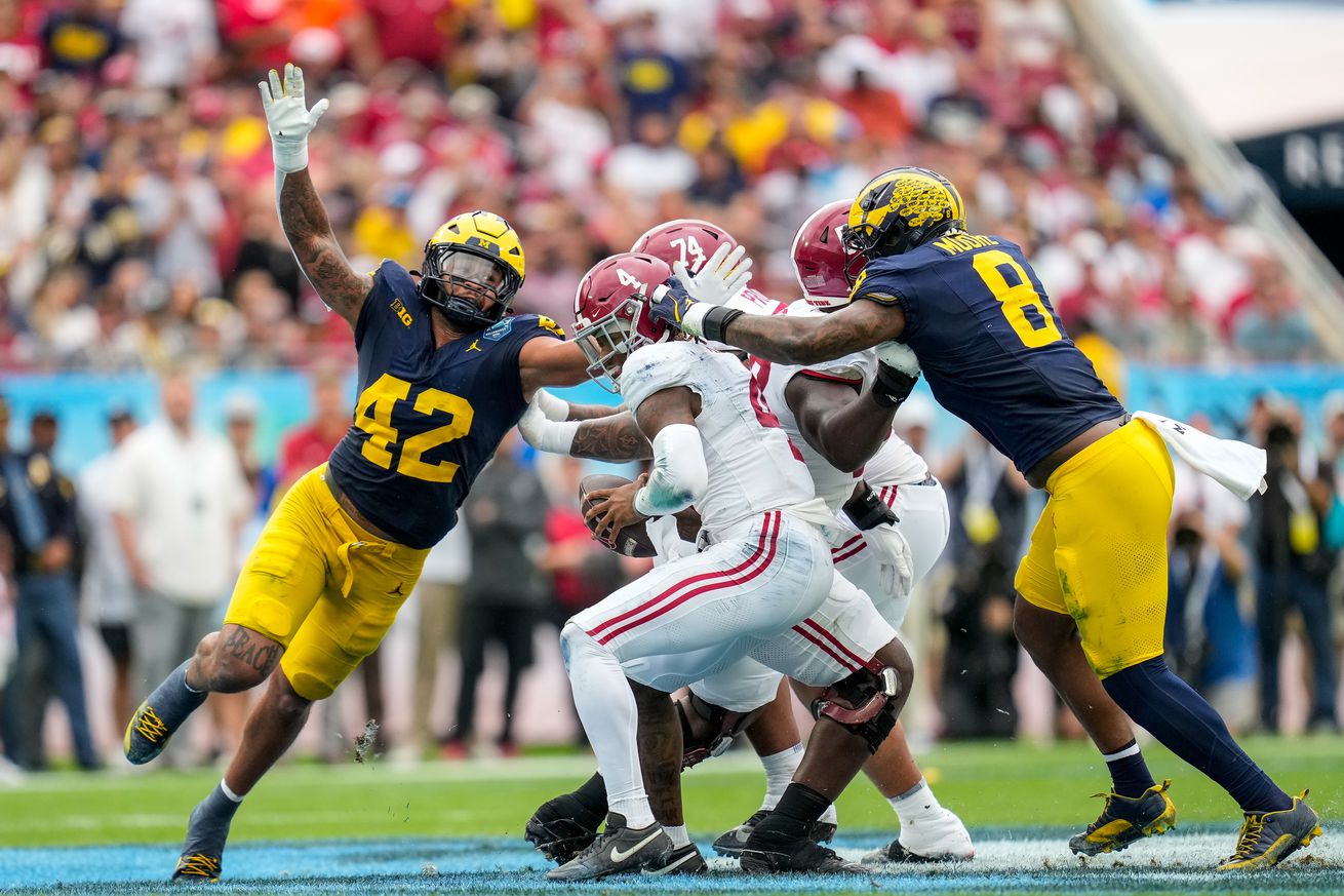 COLLEGE FOOTBALL: DEC 31 ReliaQuest Bowl - Alabama vs Michigan