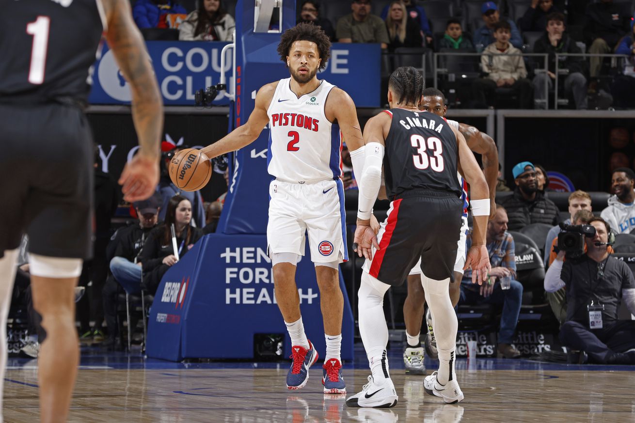 Portland Trail Blazers v Detroit Pistons