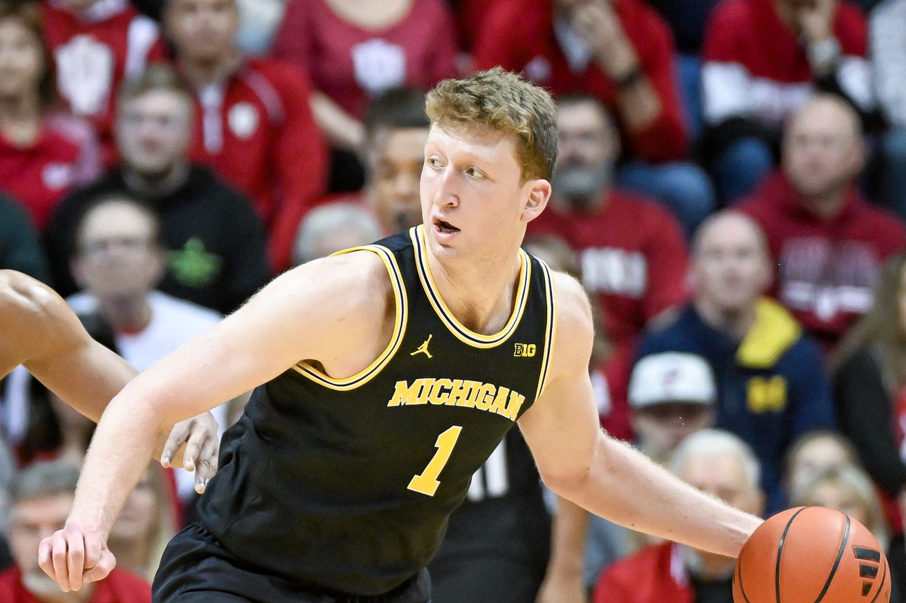 NCAA Basketball: Michigan at Indiana