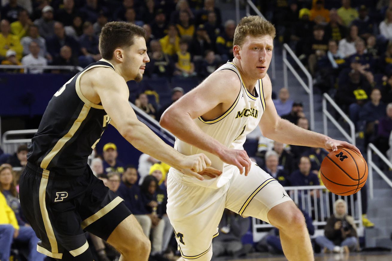 NCAA Basketball: Purdue at Michigan