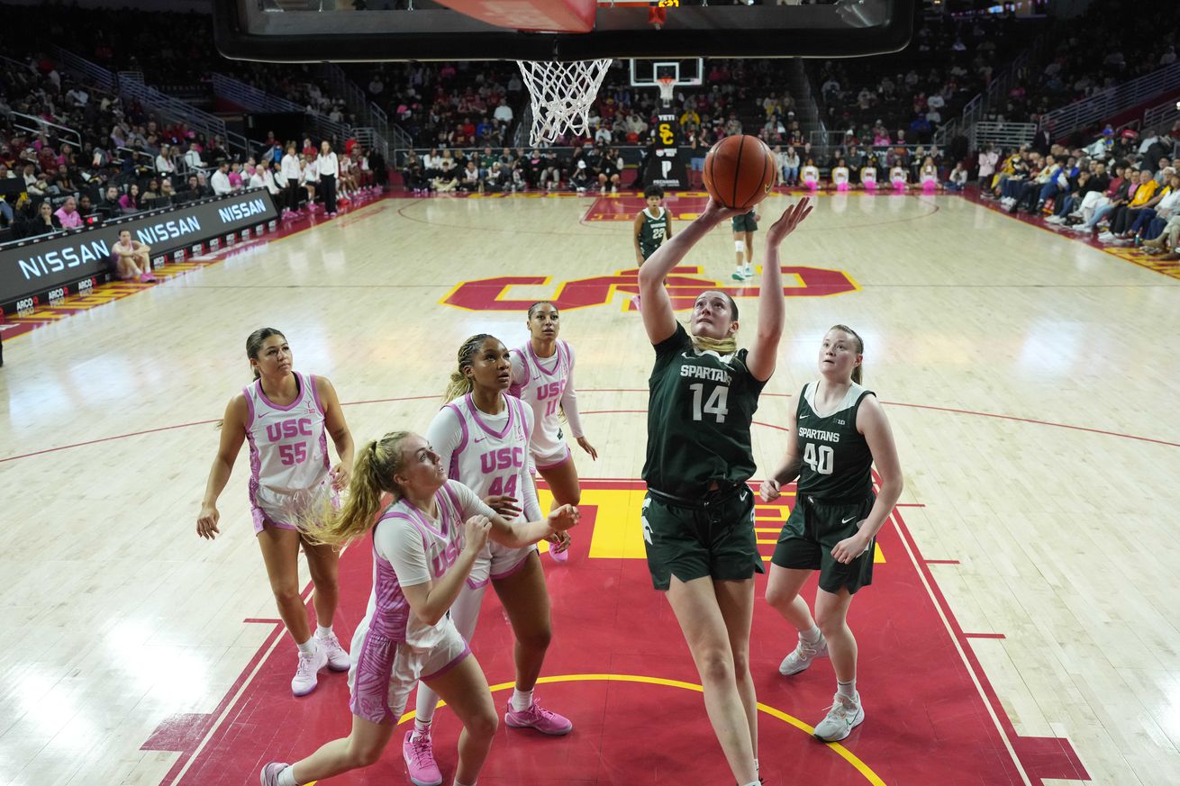 NCAA Womens Basketball: Michigan St. at Southern California