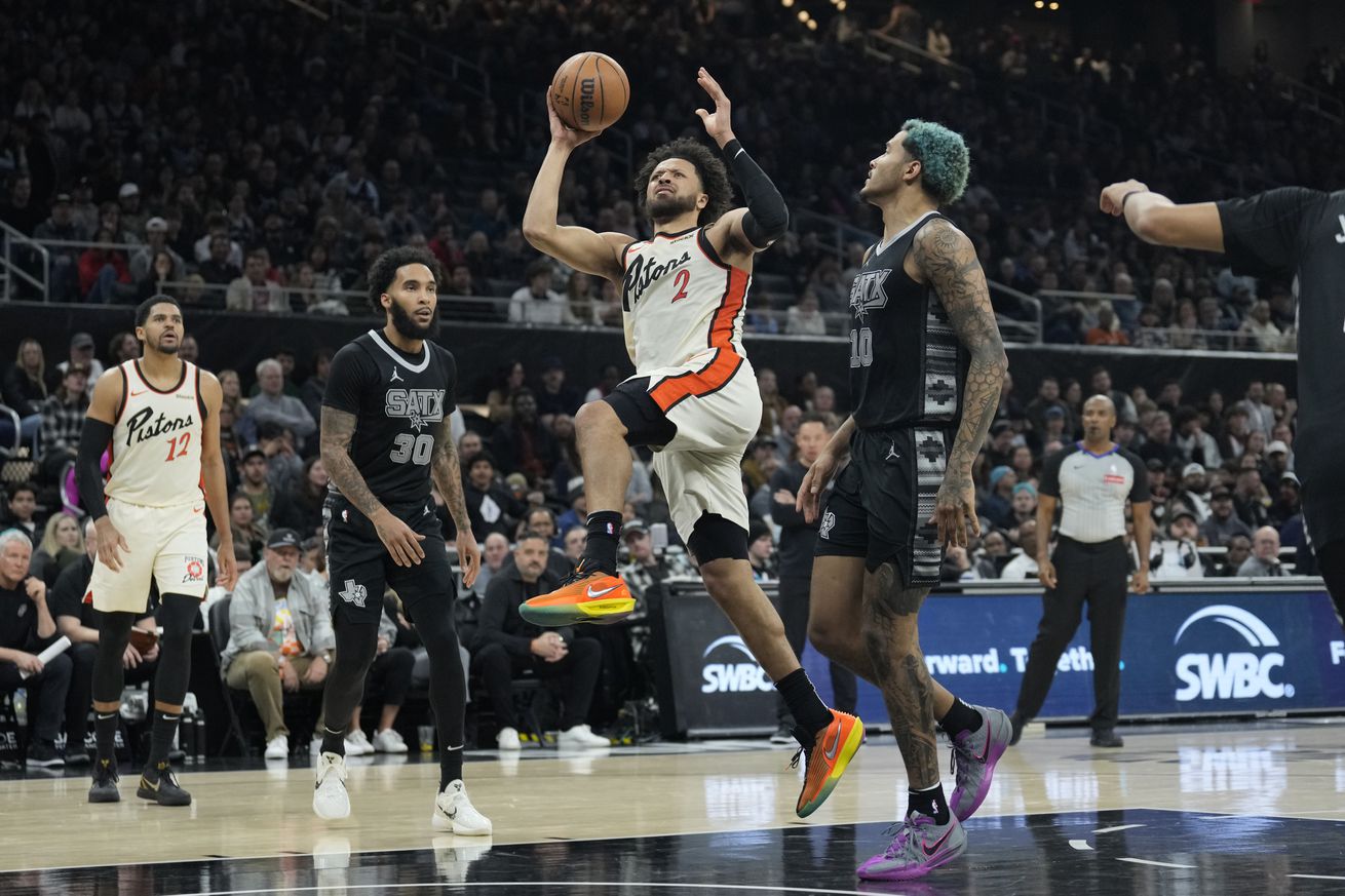 NBA: Detroit Pistons at San Antonio Spurs