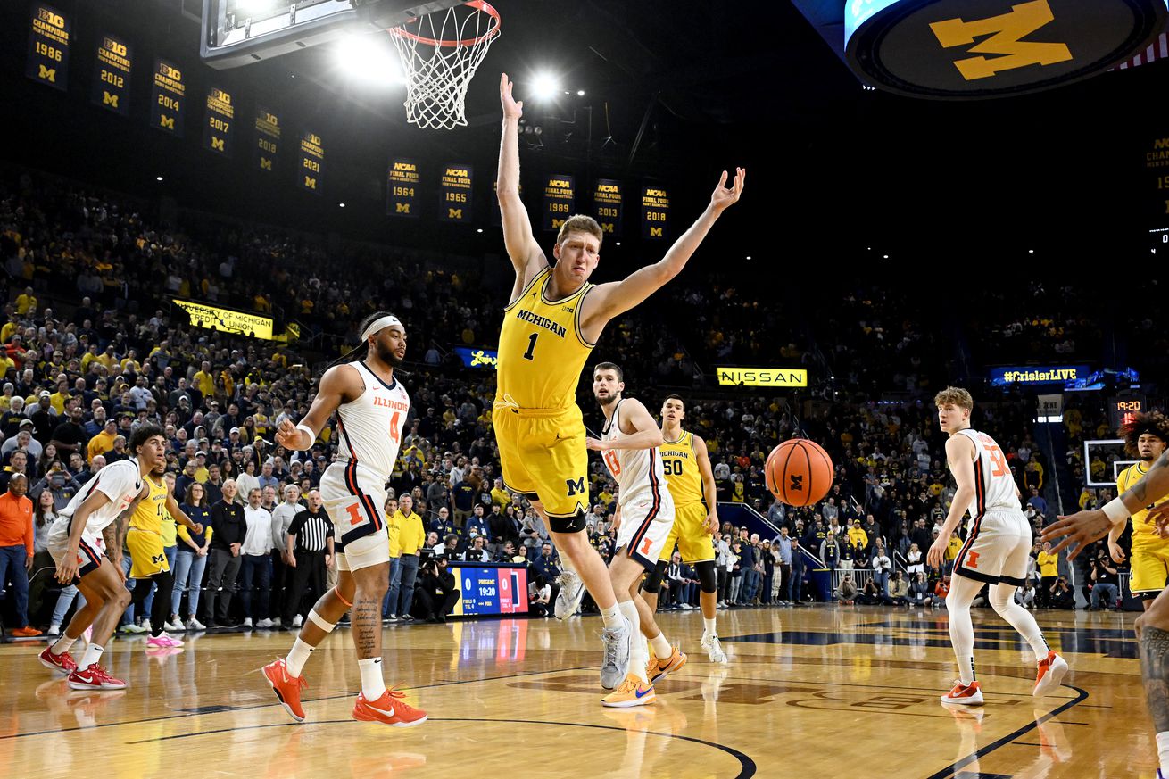 NCAA Basketball: Illinois at Michigan