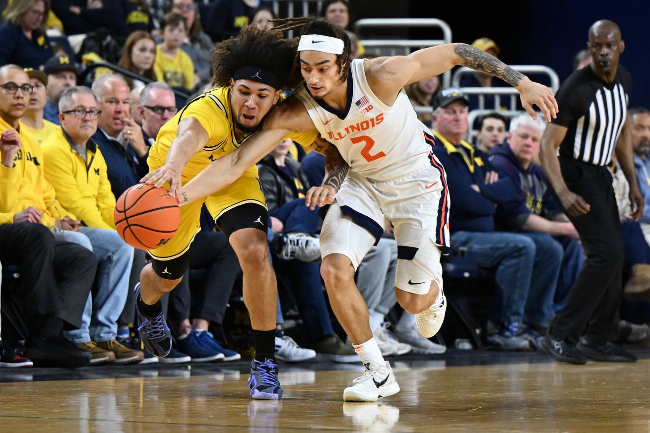 NCAA Basketball: Illinois at Michigan