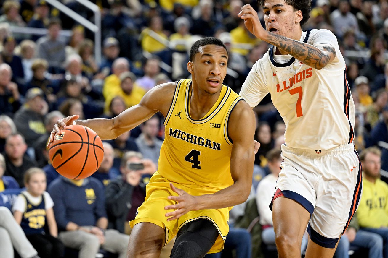 NCAA Basketball: Illinois at Michigan