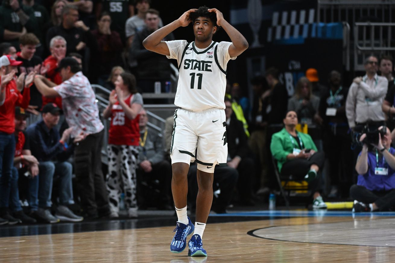 NCAA Basketball: Big Ten Conference Tournament Semifinal-Michigan State vs Wisconsin