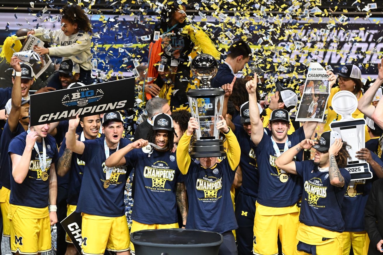 NCAA Basketball: Big Ten Conference Tournament Championship - Wisconsin vs. Michigan