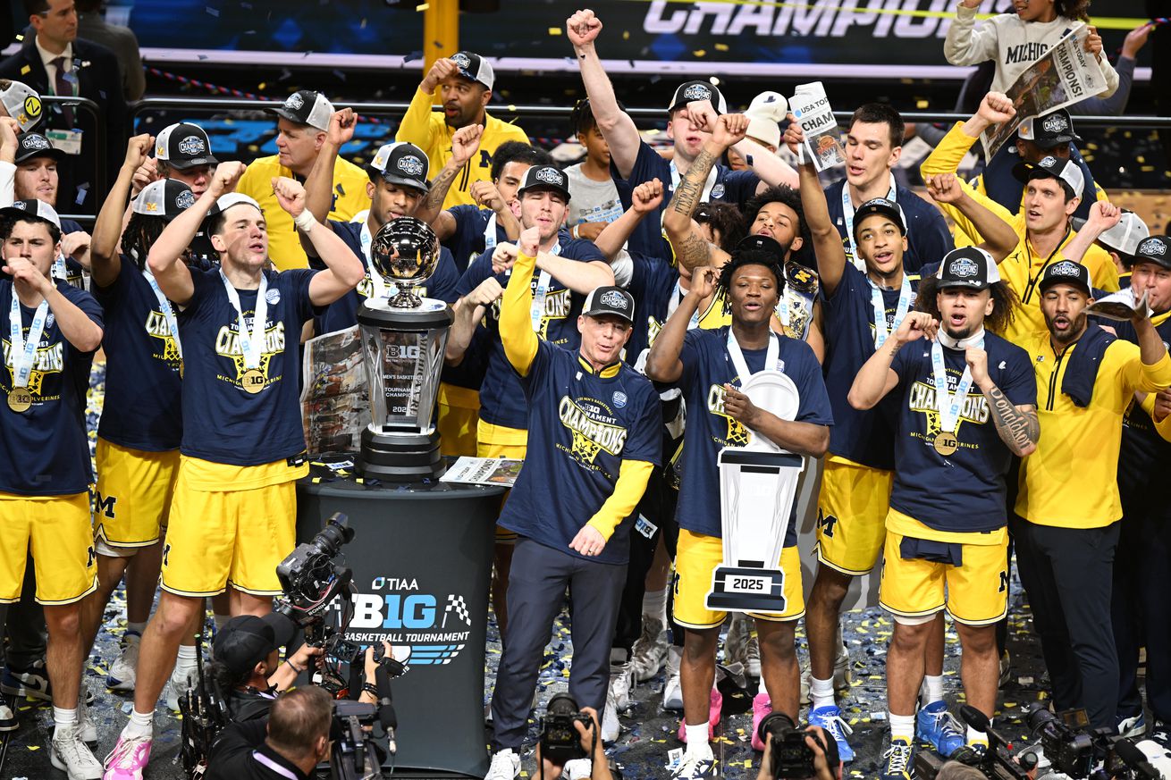NCAA Basketball: Big Ten Conference Tournament Championship - Wisconsin vs. Michigan