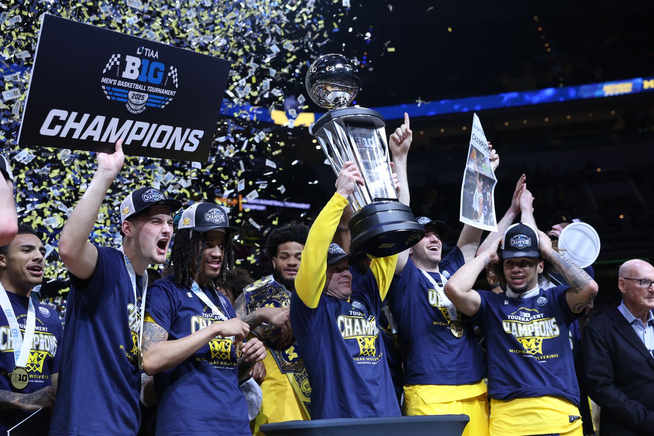 NCAA Basketball: Big Ten Conference Tournament Championship - Wisconsin vs. Michigan